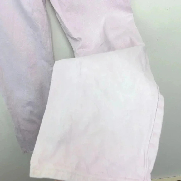 Zara Womens 6  High Rise Light Pink Straight Leg Jeans - Picture 13 of 14